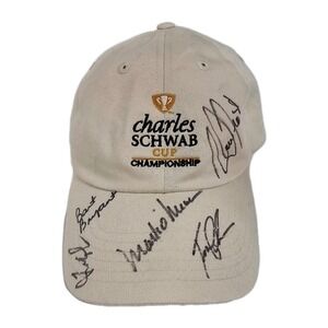 Charles Schwab Cup Championship Hat Golf Senior Tour Signed Autograph Fred Coupl